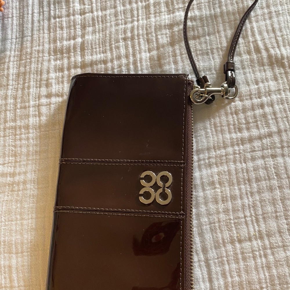 Coach wallet wristlet clutch
